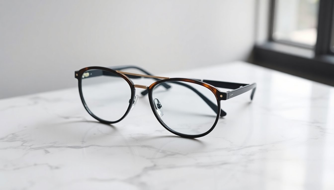 El yapımı Aviator Klasik gözlük modeli