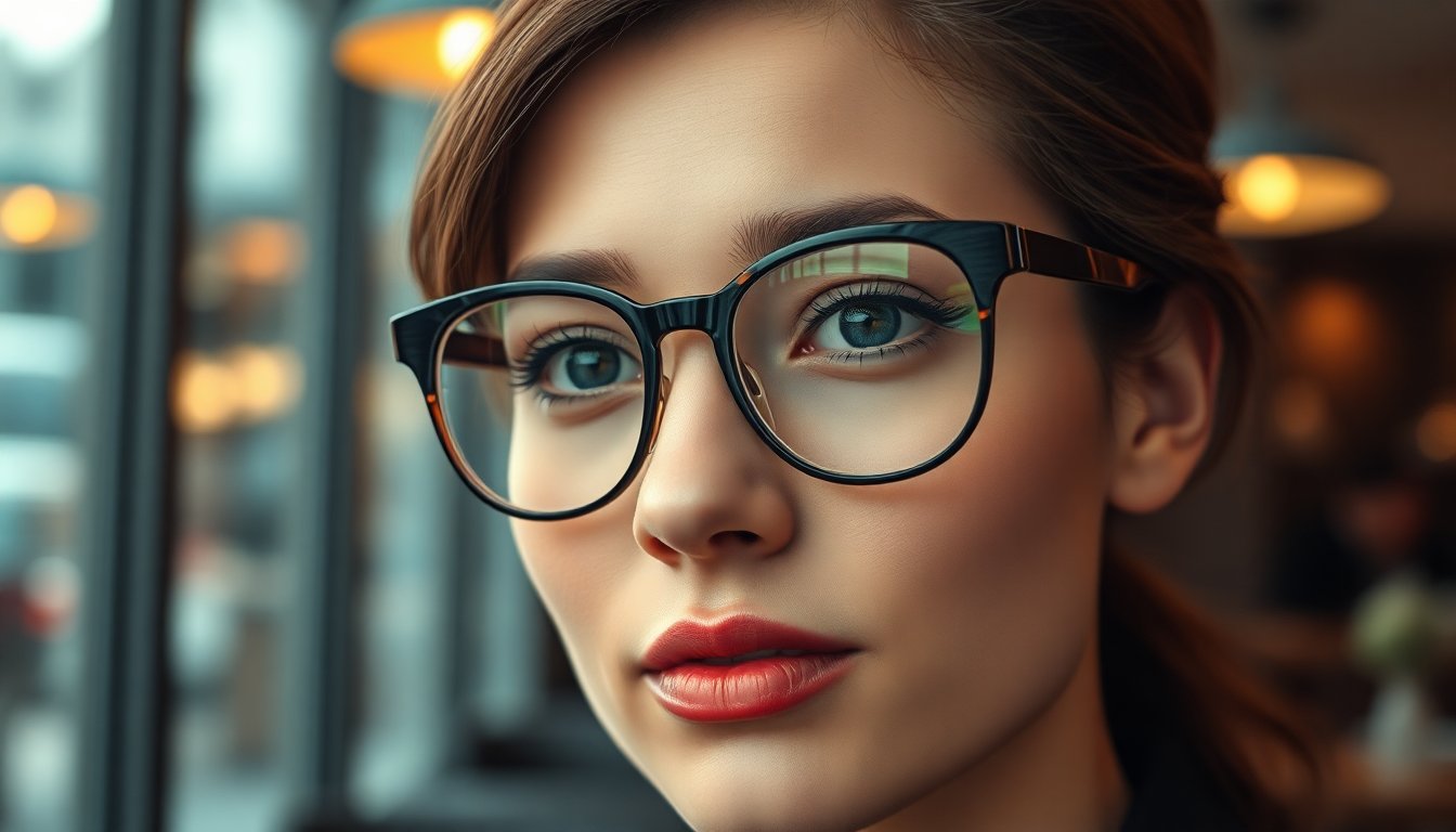 El yapımı Cat-Eye Elegans gözlük modeli